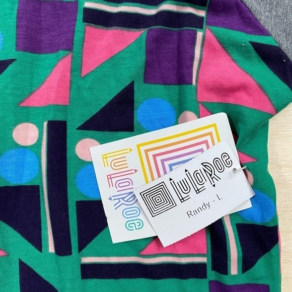 Lularoe Randy Baseball Style Tee size large (CT) - Picture 5 of 7